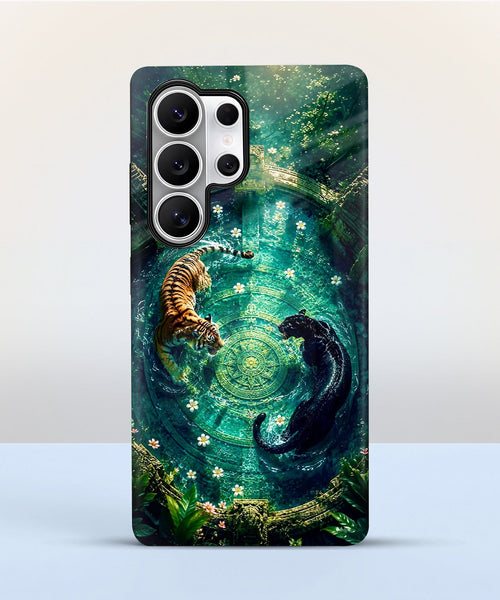 Samsung Galaxy S25 Ultra 5G Tiger & Panther Mystic Protective Case
