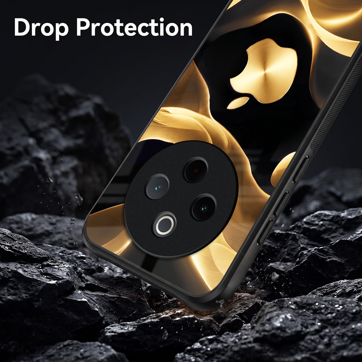 Vivo T4 5G Luxury Wave Acrylic Glass Back Case
