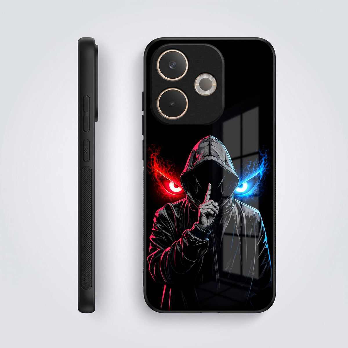 Oppo A5 Pro 5G Hooded Shadow Demon Acrylic Glass Back Case