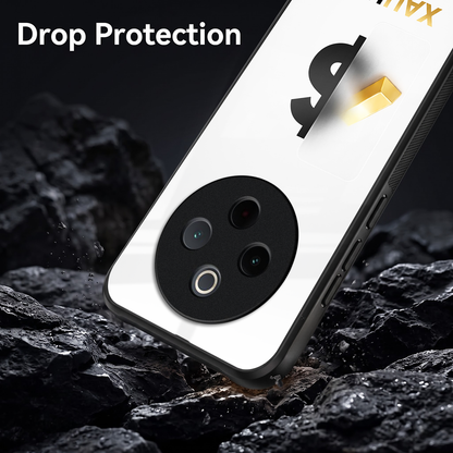Vivo T4 5G Luxury XAU/USD Acrylic Glass Back Case