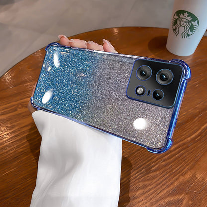 Motorola Edge 50 Pro 5G Luxury Shimmer Shockproof Airbag Case