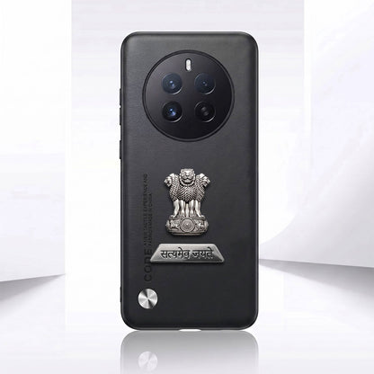 Realme 12 Pro+ 5G Satyamev Jayate 2-in-1 Emblem Vegan Leather Back Case