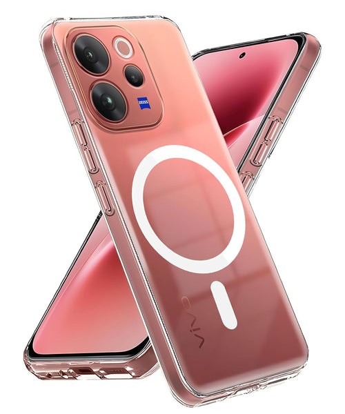 Vivo V70 5G Clear Anti-Yellow MagSafe Protective Case