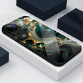 Vivo V40 Pro 5G Premium Acrylic Shockproof Glass Back Case (Ocean Ember)