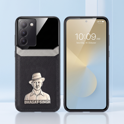 Vivo Y200e 5G Shaheed Bhagat Singh 3D Metal Leather Back Case