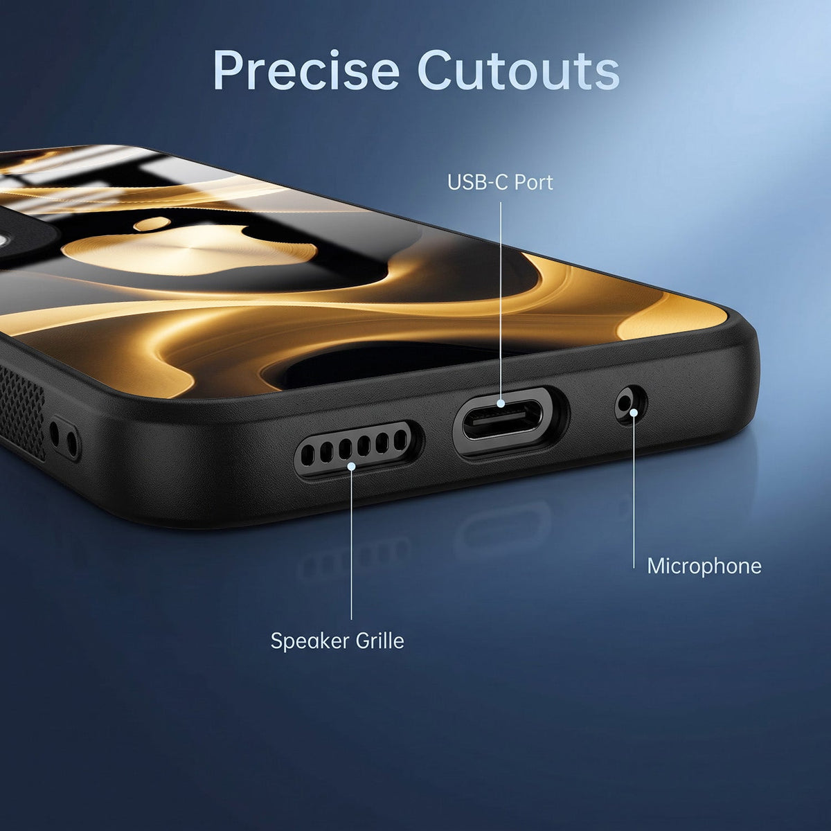 Vivo V50 5G Luxury Wave Acrylic Glass Back Case