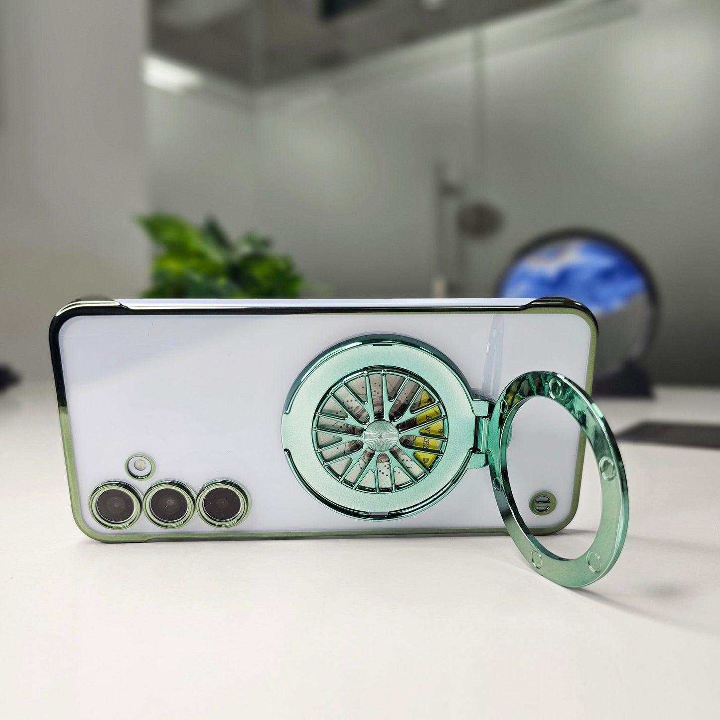 Samsung Galaxy S24+ 5G Porsche® Wheel Frameless Case