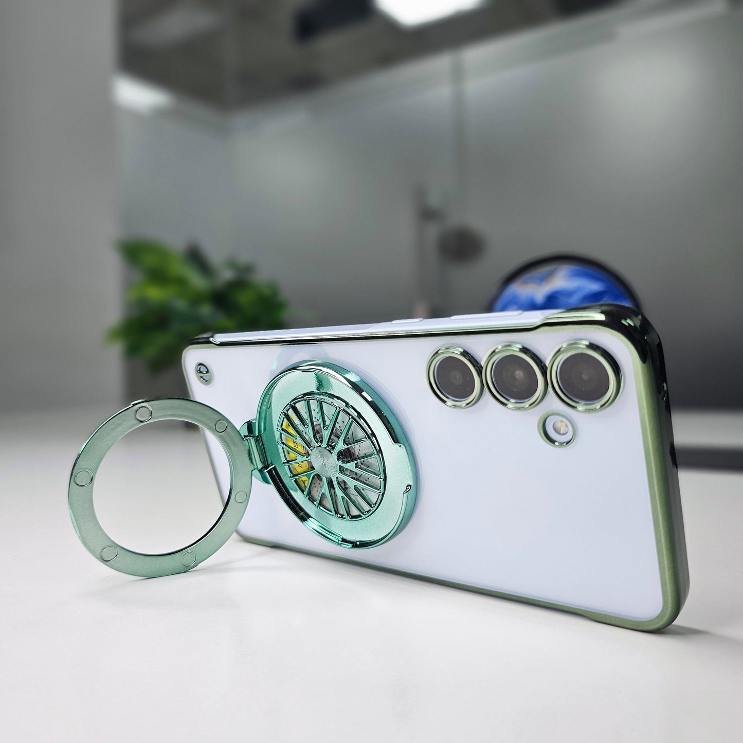 Samsung Galaxy S24 5G Porsche® Wheel Frameless Case