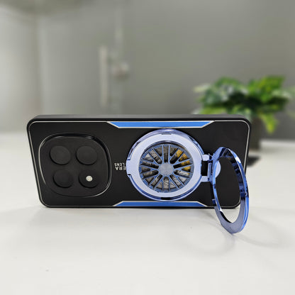 Redmi Note 14 Pro+ 5G Best Selling Stress Buster Wheel Aluminium Metal Scratch Resistant Back Case