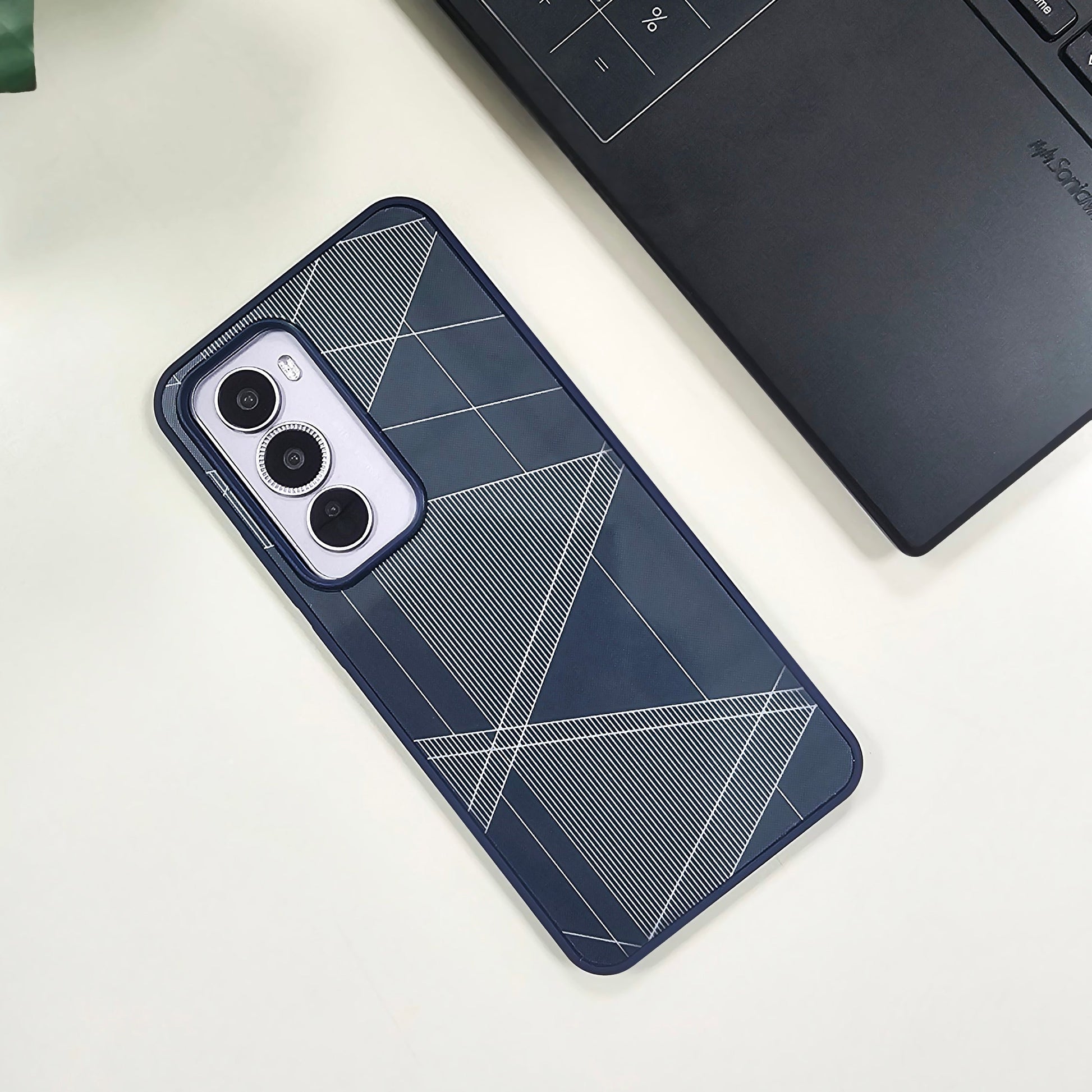 blue oppo reno 12 pro stylish case