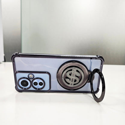 OPPO F25 PRO 5G Four Corner Airbags 100% Original Astro Money Magnet Rotating Dollar Case