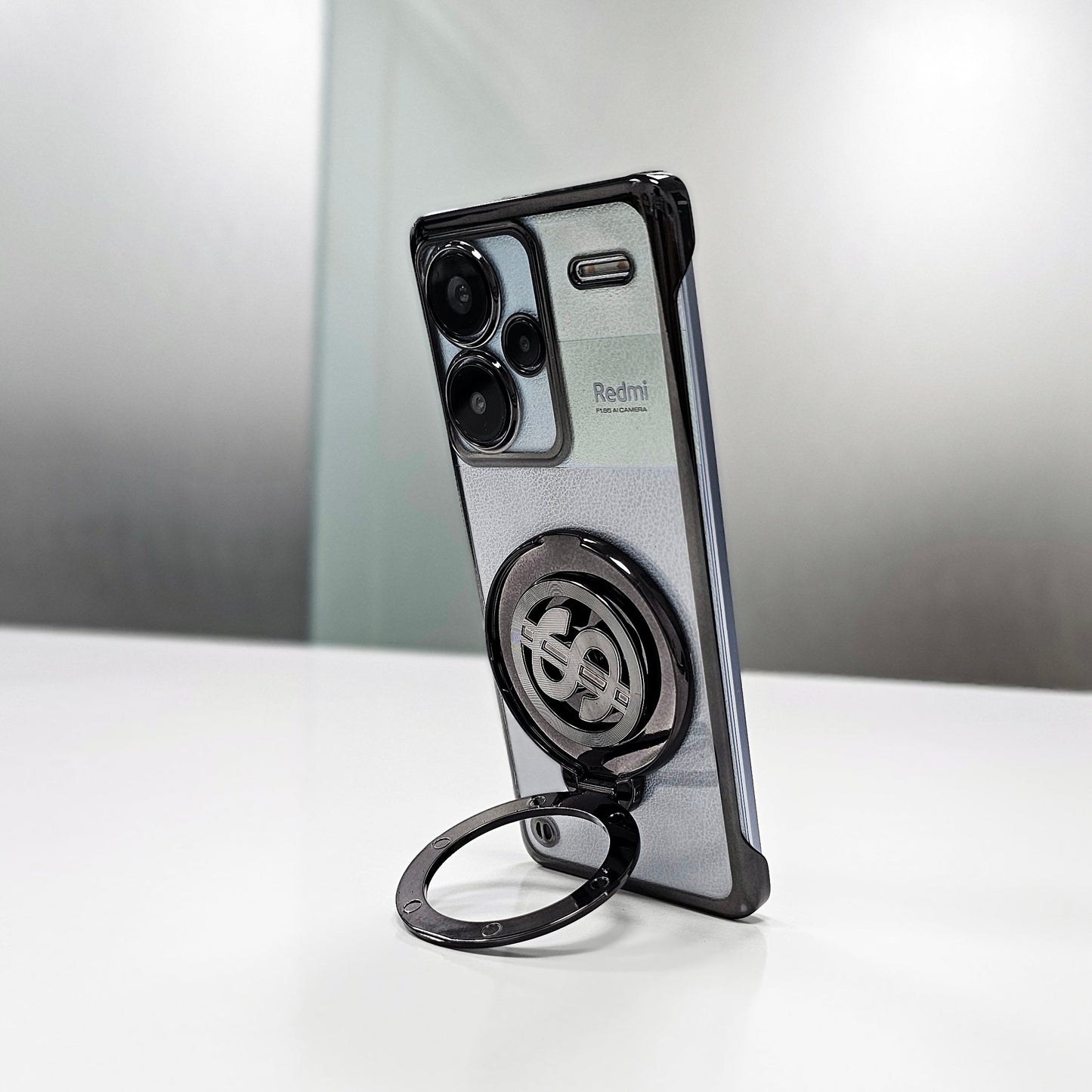 Redmi Note 13 Pro+ 5G Premium Frameless  Rotating Dollar Case
