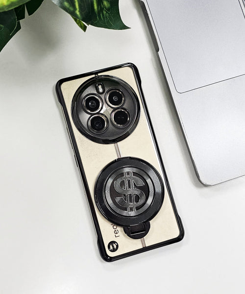 Realme 12 Pro+ 5G Premium Frameless  Rotating Dollar Case