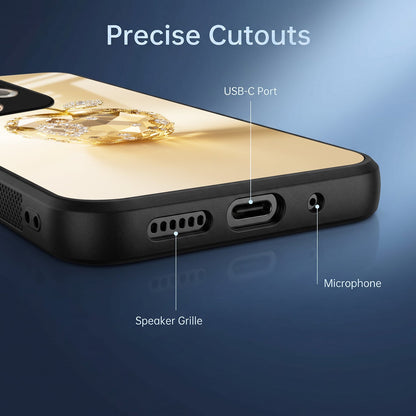 Oppo A5 Pro 5G Golden Apple Acrylic Glass Back Case