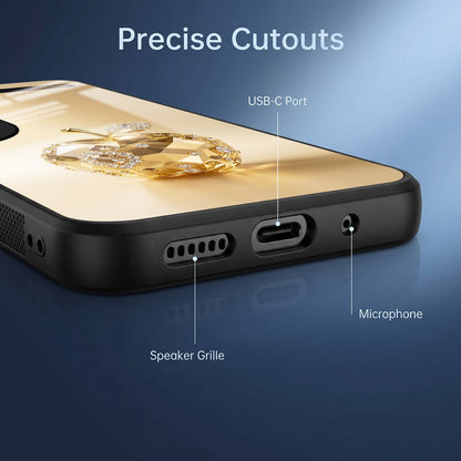 Vivo V50 5G Golden Apple Acrylic Glass Back Case