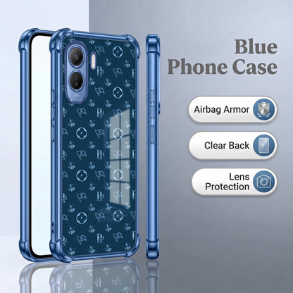 Vivo T5 Pro 5G Luxury Monogram Blue Airbags Printed Back Case