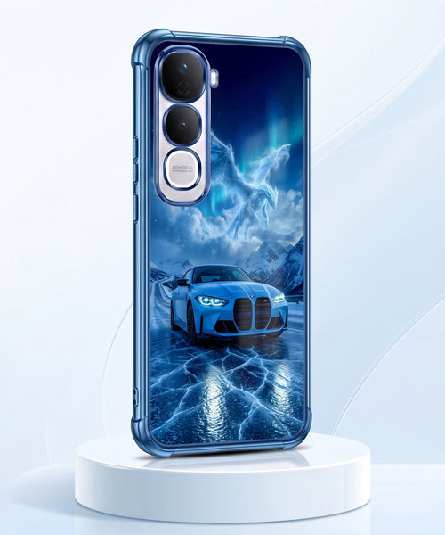 Vivo Y400 Pro 5G Premium BMW Car Airbags Printed Back Case
