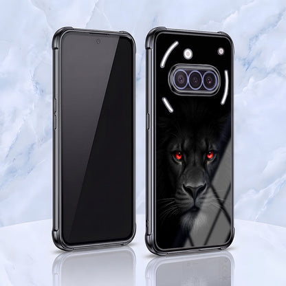 Nothing Phone 3a 5G Premium Black Lion Airbags Printed Back Case