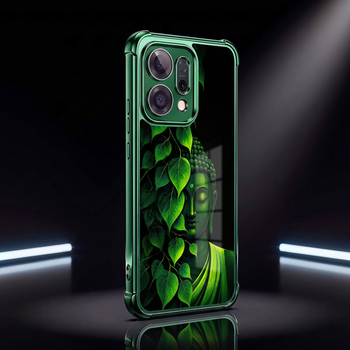 Oppo Reno 14 5G Buddha Bliss Airbags Printed Back Case