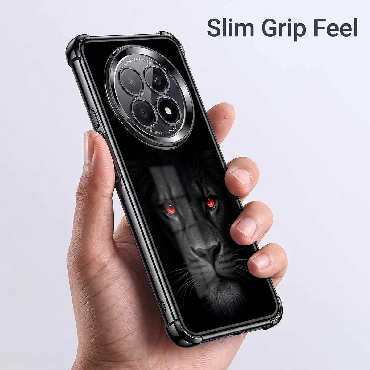 Oppo F29 5G Premium Black Lion Airbags Printed Back Case