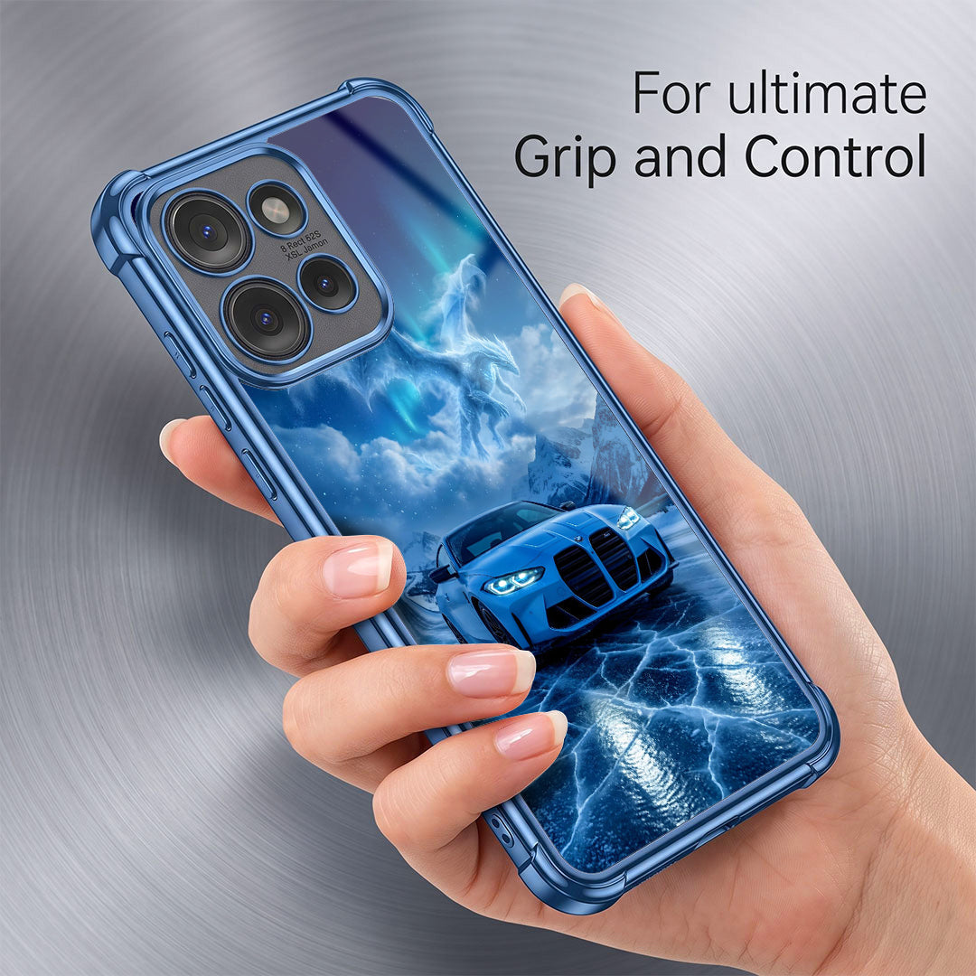 Motorola Edge 50 5G Premium BMW Car Airbags Printed Back Case