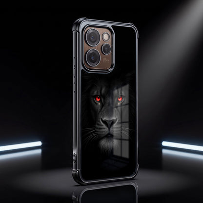 Oppo Reno 15 Pro Mini 5G Premium Black Lion Airbags Printed Back Case