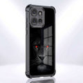 Motorola Edge 50 5G Premium Black Lion Airbags Printed Back Case