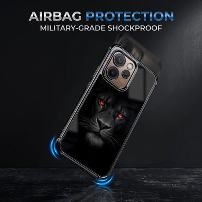 Oppo Reno 15 Pro Mini 5G Premium Black Lion Airbags Printed Back Case