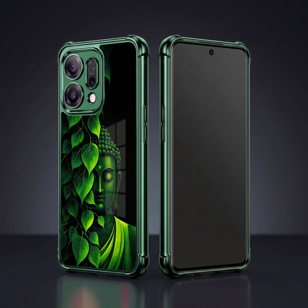 Oppo Reno 14 5G Buddha Bliss Airbags Printed Back Case
