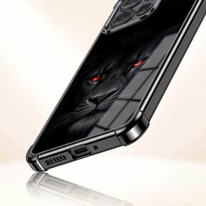 Motorola Edge 50 5G Premium Black Lion Airbags Printed Back Case