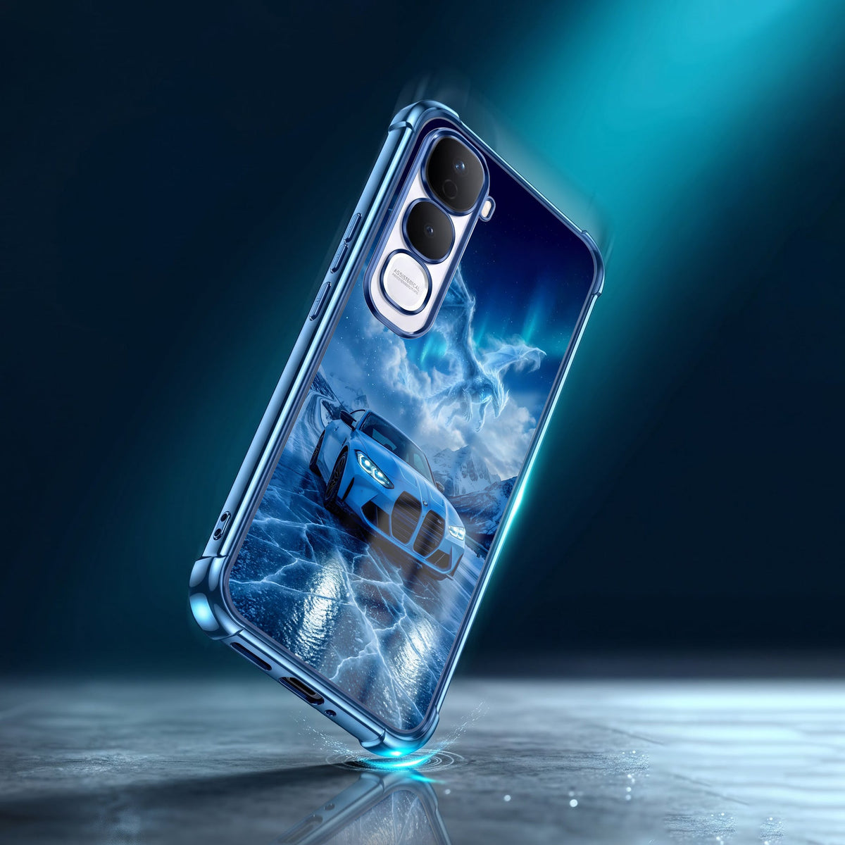 Vivo Y400 Pro 5G Premium BMW Car Airbags Printed Back Case