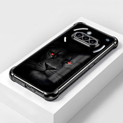 Nothing Phone 3a 5G Premium Black Lion Airbags Printed Back Case