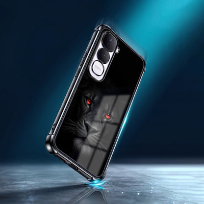 Vivo Y400 Pro 5G Premium Black Lion Airbags Printed Back Case