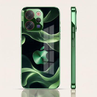 Vivo V70 5G Wave Apple Green Electroplated Glass Back Case