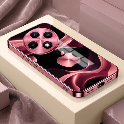 Oppo F27 Pro+ 5G Luxury Wave Pink Electroplated Glass Phone Back Case