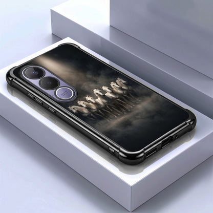 Vivo V70 FE 5G Running Horses Airbags Printed Back Case