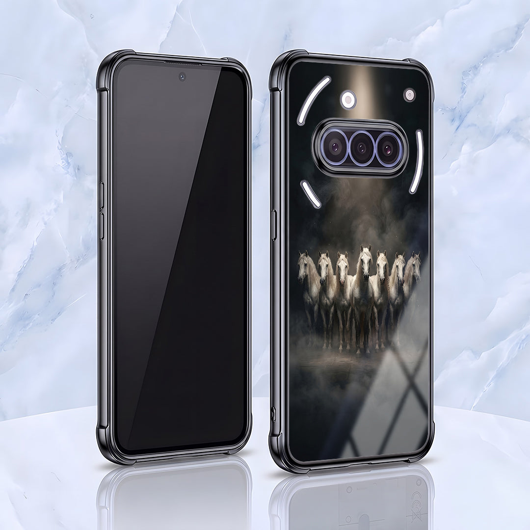Nothing Phone 3a 5G Running Horses Airbags Printed Back Case