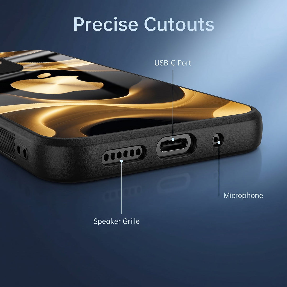 Oppo A5 Pro 5G Luxury Wave Acrylic Glass Back Case