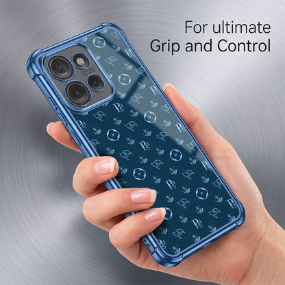 Motorola Edge 50 5G Luxury Monogram Blue Airbags Printed Back Case