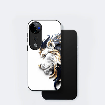 Vivo V40 Pro 5G Premium Acrylic Shockproof Glass Back Case (King’s Flow)