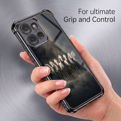 Motorola Edge 50 5G Running Horses Airbags Printed Back Case