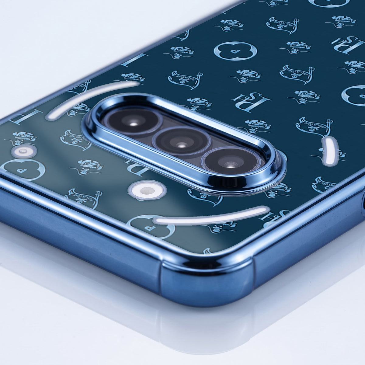 Nothing Phone 3a 5G Luxury Monogram Blue Airbags Printed Back Case