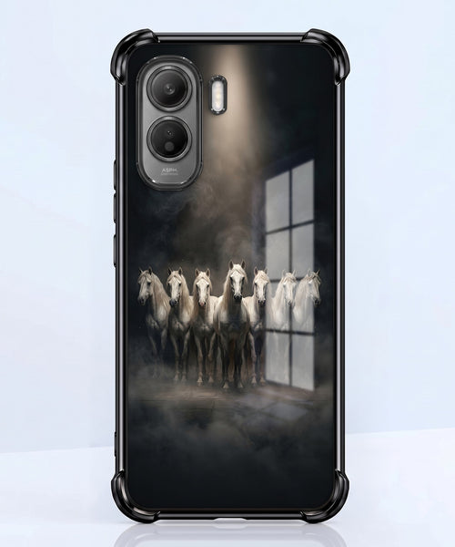 Vivo T5 Pro 5G Running Horses Airbags Printed Back Case