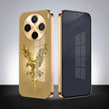 Vivo X200T 5G Golden Eagle Gold Electroplated Glass Phone Back Case