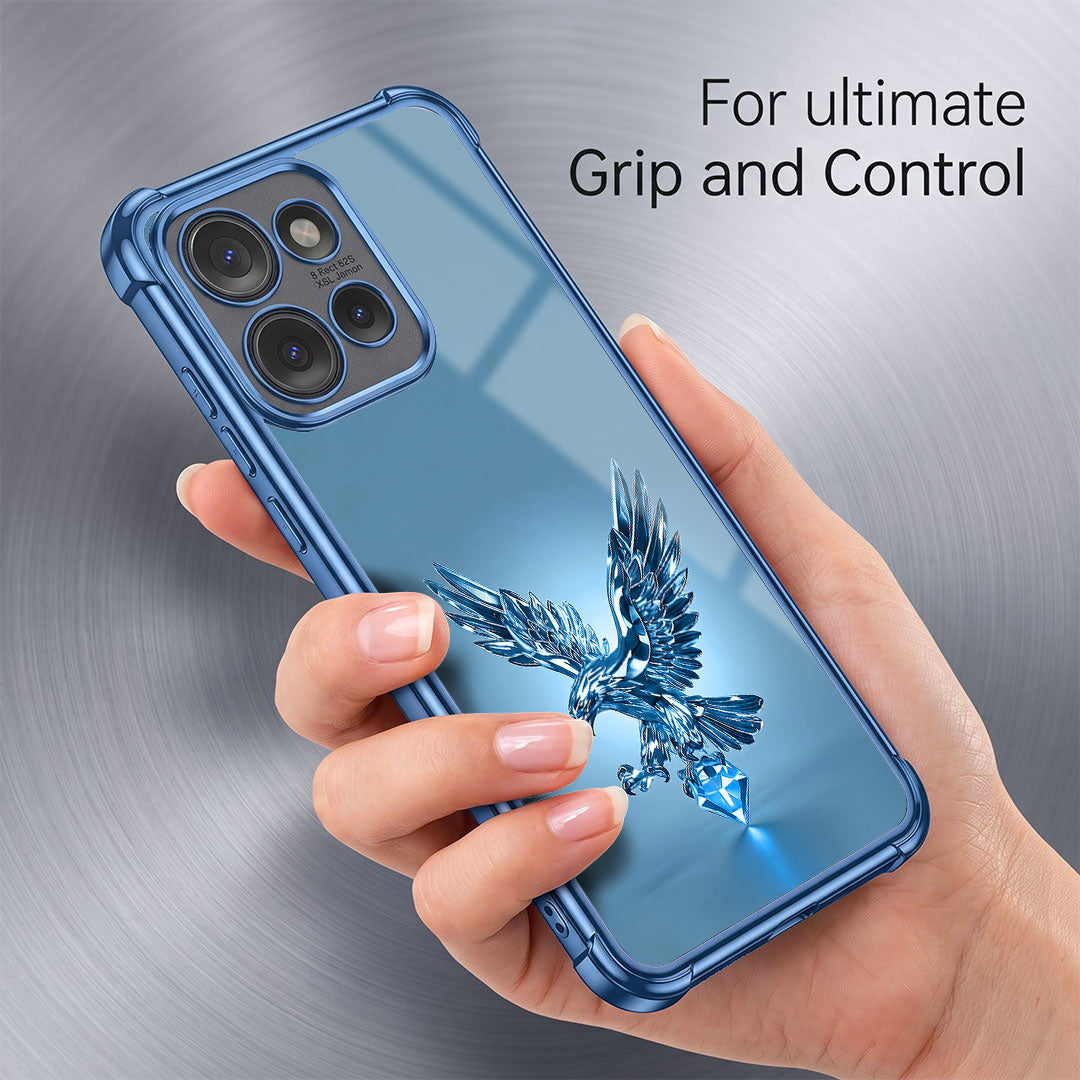 Motorola Edge 50 Neo 5G Blue Eagle Airbags Printed Back Case