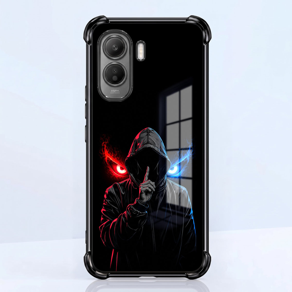 Vivo T5 Pro 5G Hooded Shadow Demon Airbags Printed Back Case