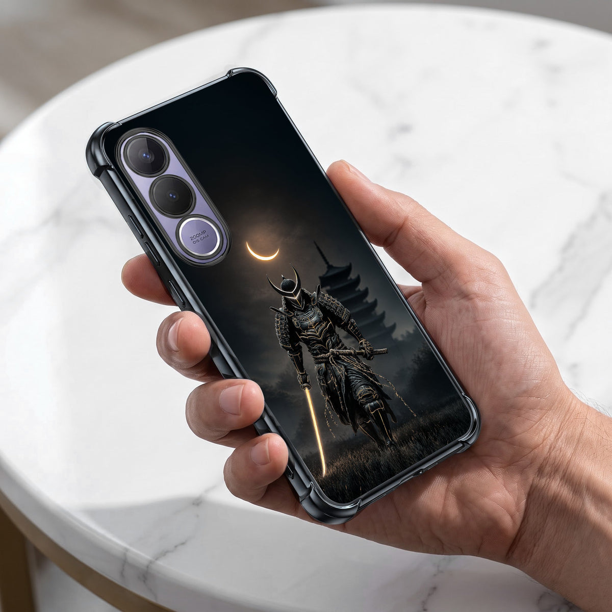 Vivo V70 FE 5G Samurai Warrior Airbags Printed Back Case