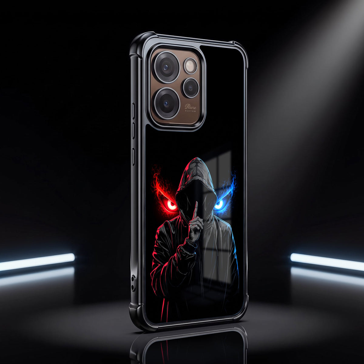 Oppo Reno 15 Pro Mini 5G Hooded Shadow Demon Airbags Printed Back Case