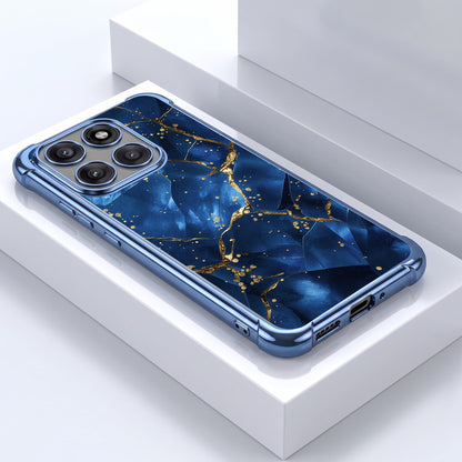 Motorola Edge 60 Pro 5G Blue Crimson Marble Airbags Printed Back Case