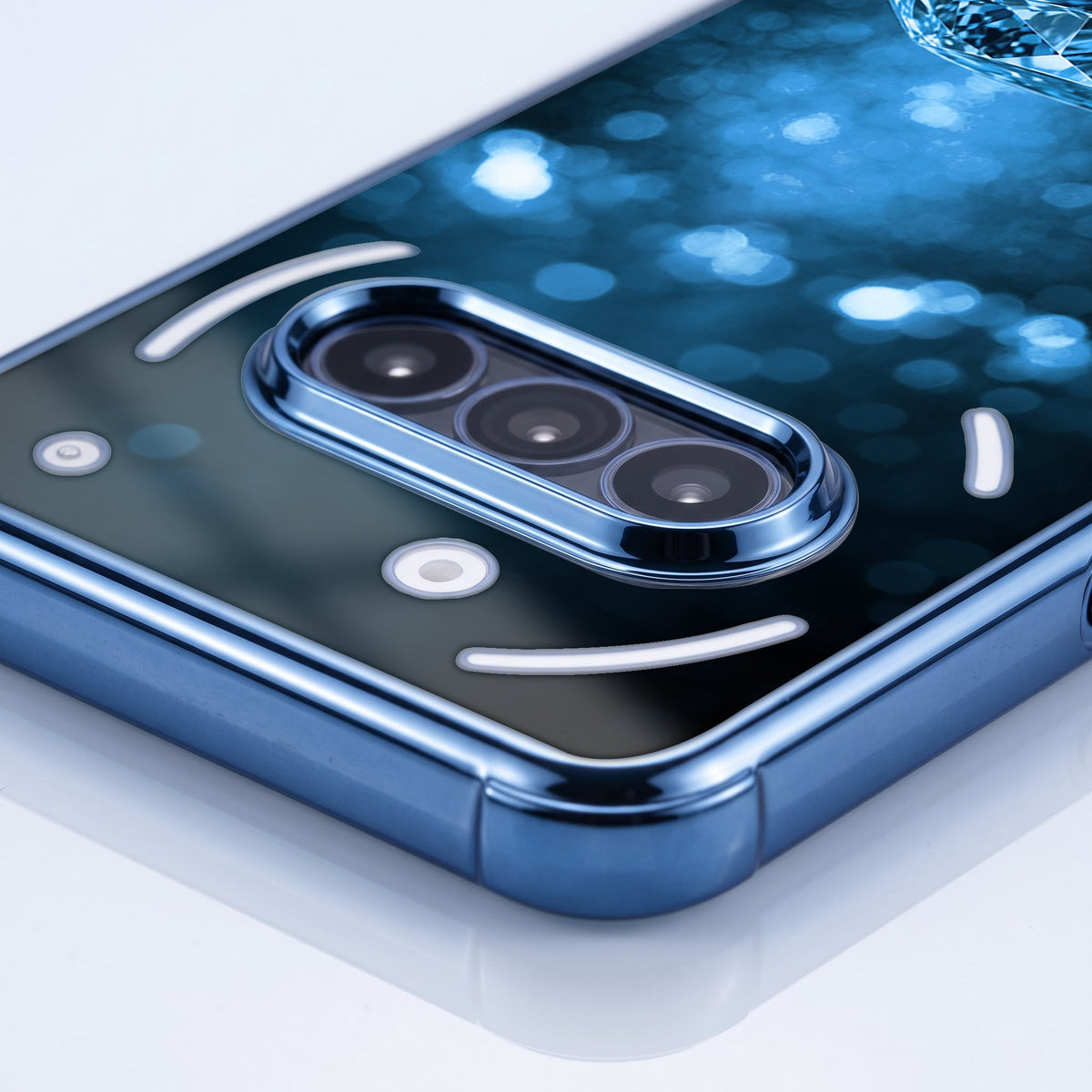 Nothing Phone 3a 5G Blue Diamond Airbags Printed Back Case